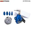 Epman Sport Type S Regulador de presión de combustible ajustable FPR Universal JDM Turbo + Calibrador líquido 0-160 PSI EP-FPRT81S