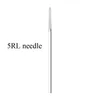 100pcs Microblading Accessories Eyebrow Tattoo Needle Round Tattoo Needle Stainless Steel Microblading Needles Match Tattoo 3RL