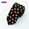 Men's cotton printed necktie European style casual fashion tie groom Groomsmen personalized chair