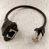 Совершенно новый CAT5 RJ45 мужчина для женщин Ethernet LAN Удлинитель сети с винтовой панелью Установка 60см