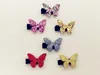Hurtownie Boutique 30 sztuk Moda Cute Glitter Butterfly Hairpins Solid Mini Butterfly Hair Klipy Księżniczka Headtware Akcesoria do włosów