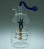 Vatten Dragon Glass Hookah ---- Oljeplattor Glas Bongs Vattenrör Tjock Pyrex Mini Heady Vätska Sci Vattenrör, Färg Slumpmässig Leverans