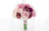 Stunning Bridal Bouquets New Arrival Stunning Wedding Flowers Accessories Pink New Arrival Bouquets Free Shipping 20*25cm