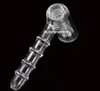 4 Rings bubbler hammarbong med 6 Arm perc Klar hona 18,8 mm med skål ST-028