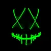 Led Cadılar Bayramı Hayalet Maskeleri Tasfiye Filmi EL Tel Parlayan Maske Masquerade Tam Yüz Maskeleri Cadılar Bayramı Kostümleri Parti Hediye WX9-57