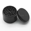 Space Case Grinders Herb Grinder Smoking 4 Piece 55mm/63mm Tobacco With Triangle Scraper Aluminium Alloy Material