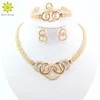 Set di gioielli pregiati perline africane collare collana orecchini orecchini bracciale anello per set di gioielli da donna accessori vintage per feste