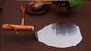 Christmas supplies Wood Handle Stainless Steel Cake Lifter Pizza Server Cookie Spatula Big Pizza Shovel fast shipping