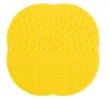 Hot Silicone Makeup Brush Kosmetisk Borste Rengöring Rengöring Skrubber Board Mat Tvättverktyg Pad handverktyg