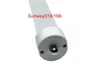 100PCS Lot wholesale 8ft T8 Led Tube lights FA8 Single Pin/Integrated/G13/R17D Led 72W 8000LM Fluorescent light fixtures AC 85-265V