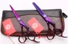 Z9005 6Quot 440C Purple Dragon Wysokiej jakości profesjonalne ludzkie nożyczki do włosów fryzjerze 039 SCISSORSSORSSORS CUTINGNIN2006991