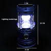 Sollampor Portable Outdoor LED Camping Lantern Solar Lights Fällbar Ljus Utomhus Camping Vandring Super Bright LED Light