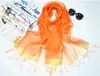 10 PCS outono nova moda mulher lenço de Seda protetor solar cor pura lenço de seda lenço de seda das senhoras amoreira 200 * 90 cm 16 cores frete grátis
