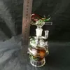 Rodada prato hookah água dragão, Atacado vidro Bongs, as tubulações de óleo Burner água de vidro, cachimbos Acessórios