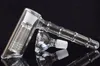 Neuer Glashammer 6 Arm Perc Glas Perkolator Bubbler Wasserpfeife Matrix Rauchpfeifen Tabakpfeife Bong Bongs Duschkopf Perc zwei Funktionen