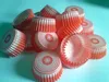 Cupcake-Förmchen, Papierförmchen, Macaron-Muffin-Förmchen, Ständer, 3,5 cm, rot-lila, Gebäck-Backutensilien, Kindergeburtstags-Party-Dekorationen, 4200 Stück/Karton