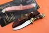 OEM Henrry 153 Confezione originale UNCLE HENRY 8cr13mov Levigatura COLTELLO DA CACCIA GOLDEN SPIKE con macina e fodero in pelle