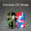 silicone oil barrel container jars boxes dab wax drum shape containers 26ml large silicon dry herb dabber tools FDA approved6938983