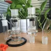 Bong in vetro da 17,7 pollici doppio Stereo Matrix rimovibili per tubo dell'olio in vetro perc con clip Giunto da 18 mm