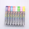 Wholesale- 8pcs Luminous Color Highlighter Fluorescent Liquid Chalk Marker Neon Pen Led Wordpad 6mm