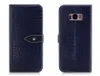 إلى Samsung Galaxy S8 S7 Case جراب فليب جلد فاخر Alligator جلد Crocodile جلد Samsung S7 edge S8 Plus كفر