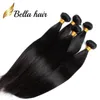 (Endast för USA) Billigaste Braid Donor Hair 100 Indiska Human Hair Extensions 12-14-16-18-20-22-24INch för svarta kvinnor Bella Hair 3/4 / 5PCS per parti