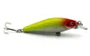 HENGJIA 4 Colors 4Pcs/Lot 6#Hook Length 8.5CM Weight 12G Fishing Lure Hard Bait Artificial Vivid Swimming Fishing Lure Tackle