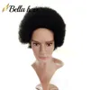 Super Thin Based HairPojers NewFashion Afro American Mens Hairstyle 100% Menselijk Haar Knappe Aantrekkelijke Korte Krullend Topkwaliteit Volledige Hand Pruik