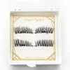 Genailish 6D Magnetic Eyelashes Falska ögonfransar Naturliga Lång Full Strip Magnet Lashes Handgjorda Fake Eyelashes