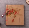 vintage Kraft paper notebooks journal chinese style classical notepads office school notes book classical notepad handmade travel diary gift