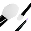silicone brush Blusher 6pcs per set silibrush Makeup Foundation Face Powder Make Up Brushes Set Cosmetic Tools Kit