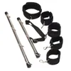 Adult Slave Bondage Spreader Bar Ankle Wrist Cuffs Restraints Flirt BDSM Sex Toy #R58