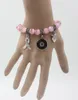 Newest Breast Cancer Awareness Jewelry Pink Bead Bracelet with Cancer Ribbon Angel 18mm Snap Bracelet for Breast Cancer