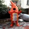 Professional Factory Räka Mascot Costume Ocean Animal Mascot Vuxen Orange Räkor Kostymer Tecknad kostymer Reklam Kostymer