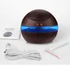 Großhandel 300 ml USB Ultraschall Luftbefeuchter Aroma Diffusor Diffusor Nebelhersteller mit blauem LED-Licht Kostenloser Versand