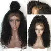 360 Lace Frontal Wig Brazilian Water Wave 130% Density Human Hair Wigs for Black Women Non Remy 360s Laces bleached knots Pre Plucked