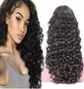 Diva1 HD transparent 360 Lace Frontal perruque Pré-plumé pleine perruques avant naturelles Wet and Wavy 100% cheveux humains bonnet sans colle