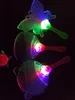 New hot flash light colorful fan fan dance props wholesale selling luminous toy show