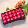 Rose Soap Flowers Decorative Flowers & Gifts New Design For Holidays Christmas Gift 18pcs in 1 Gift Box