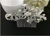 Bridal Hair Combs Head Pieces Tiara Rhinestones Pearl Flower Butterfly Brade Hairpin Hair Accessories for Wedding