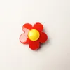 2017 Nya Baby Hair Clips 20st / Lot Solrosform Acylic Plastic Kids Hairpins Multicolor Kids Hair Clips Plast Flower Barrettes