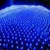 3M X 2 M waterproof LED Net Mesh Fairy String Lights ice bar lamp for Indoor Outdoor Twinkle Home Garden Christmas Party Wedding243T