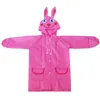 Multicolor Barn Rain Coat Animal Style Barn Vattentät Raincoat Rainwear Unisex Cartoon Kids Raincoats 30pcs / Lot IC710