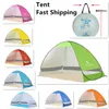 Free Bulid Easy Carry Tents Outdoor Camping Shelters UV Protection For 2-3 People Tent Beach Travel Lawn Family Party Fast Shipping