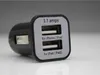 USAMS 3.1A USB Dual 2 Port mini Car Charger 5V 3100mah Power Adapter for iPhone 6s 5s Samsung S7 S6 edge HTC Universal