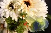 Simulation artificielle fleur gerbera bouquets de mariage de chrysanthème africain fu lang tournesol tenant des fleurs décoration de la maison SF012