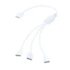 4PIN RGB LED-kontakt 1 till 4 port 4pin RGB Connect Wire för 3528/5050 RGB Strip Splitter RGB LED-remsor