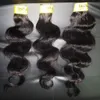 Fábrica 100 Puntos de cabello humano indio puro procesado 20 piezas de onda corporal a granel WEFT3551870