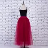 Wholesale- 2017 Spring Fashion Womens Lace Princess Fairy Style 4 layers Voile Tulle Skirt Bouffant Puffy Fashion Skirt Long Tutu Skirts