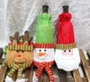 Red Wine Bottle Set Cover Gift Bag Non-woven Material Xmas Dinner Party Table Decoration Champagne Bottle Bag C C08